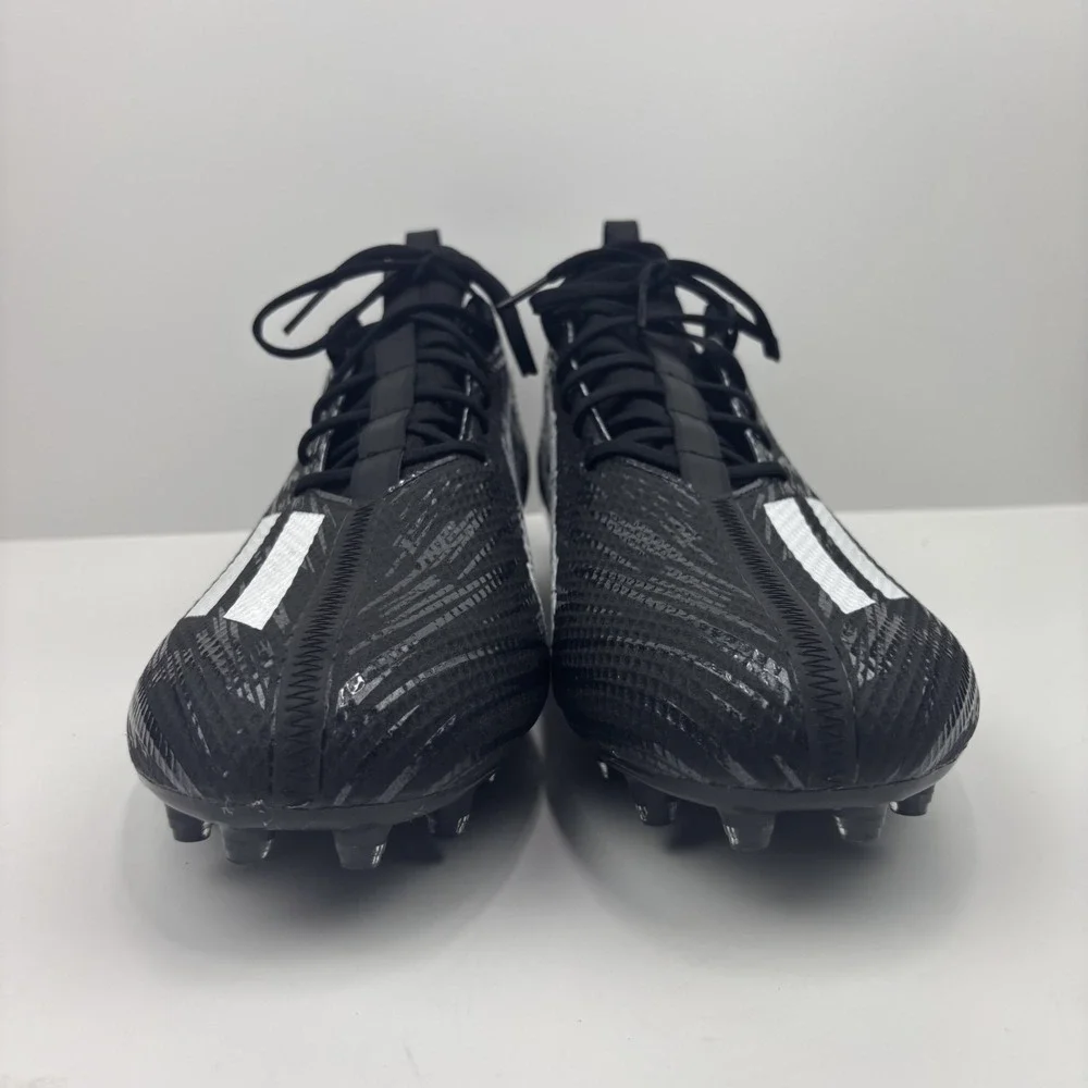 Adidas Adizero‎ Scorch Football Cleats Men's US 16 Black/White Athletic Shoes